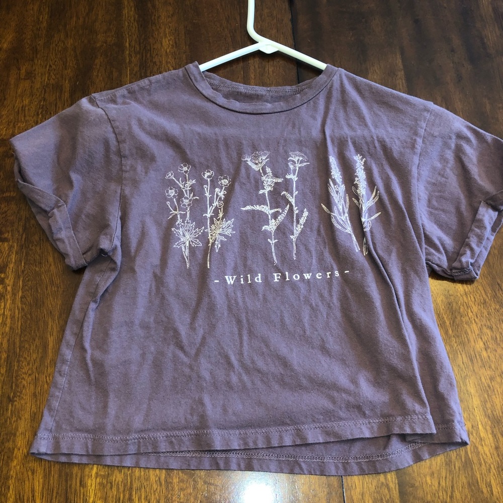 wild flowers crop top